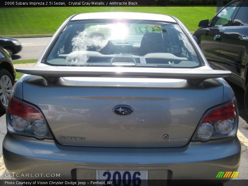 Crystal Gray Metallic / Anthracite Black 2006 Subaru Impreza 2.5i Sedan
