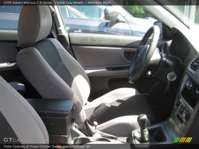 Crystal Gray Metallic / Anthracite Black 2006 Subaru Impreza 2.5i Sedan