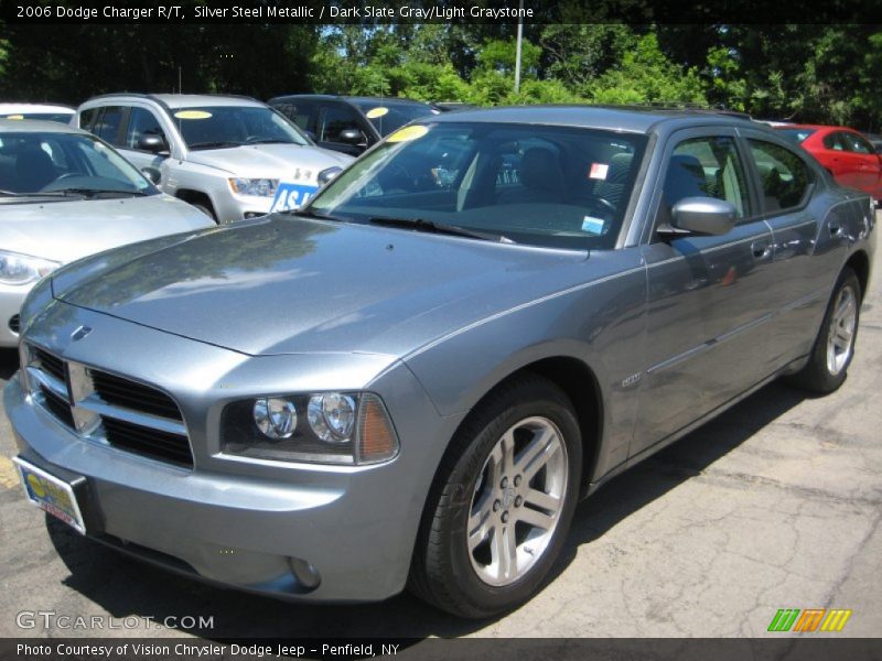 Silver Steel Metallic / Dark Slate Gray/Light Graystone 2006 Dodge Charger R/T