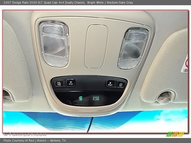 Bright White / Medium Slate Gray 2007 Dodge Ram 3500 SLT Quad Cab 4x4 Dually Chassis