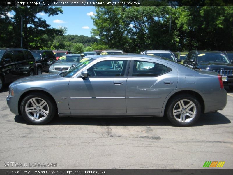 Silver Steel Metallic / Dark Slate Gray/Light Graystone 2006 Dodge Charger R/T