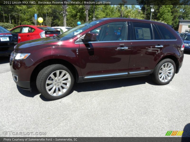 Bordeaux Reserve Red Metallic / Medium Light Stone 2011 Lincoln MKX FWD