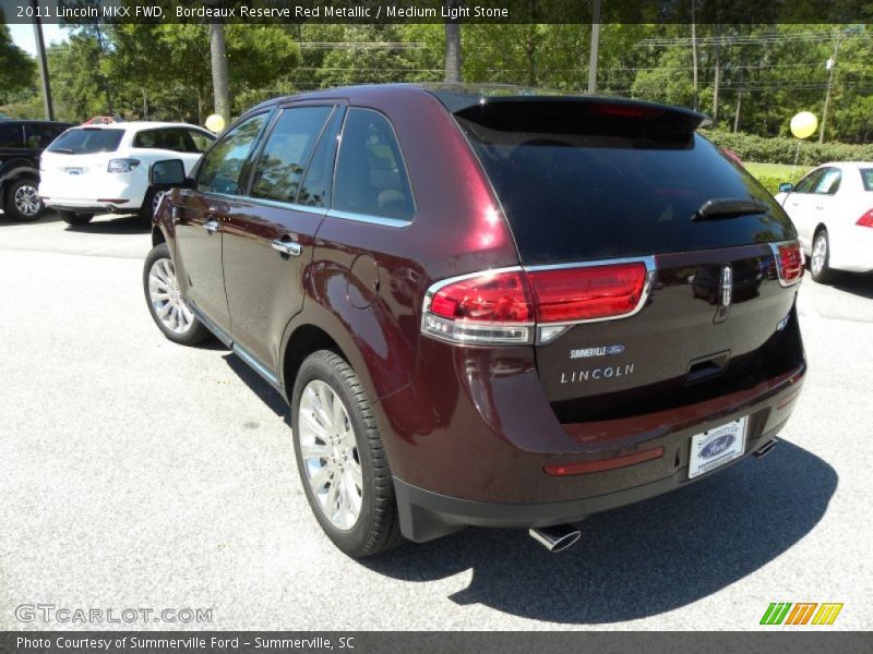 Bordeaux Reserve Red Metallic / Medium Light Stone 2011 Lincoln MKX FWD