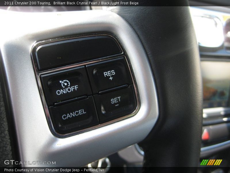 Brilliant Black Crystal Pearl / Black/Light Frost Beige 2011 Chrysler 200 Touring