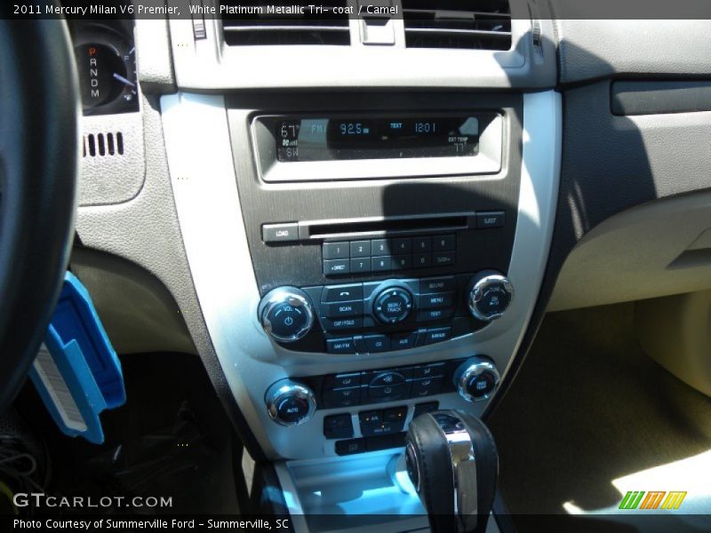 White Platinum Metallic Tri- coat / Camel 2011 Mercury Milan V6 Premier