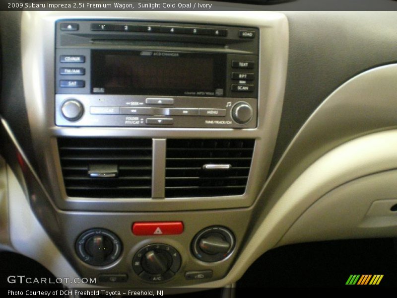 Sunlight Gold Opal / Ivory 2009 Subaru Impreza 2.5i Premium Wagon