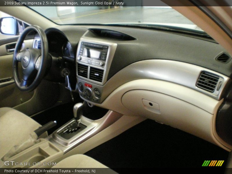 Sunlight Gold Opal / Ivory 2009 Subaru Impreza 2.5i Premium Wagon