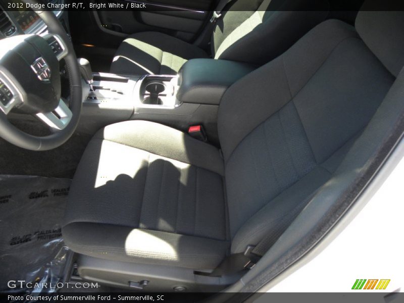 Bright White / Black 2012 Dodge Charger R/T
