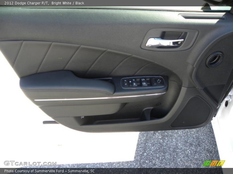Bright White / Black 2012 Dodge Charger R/T
