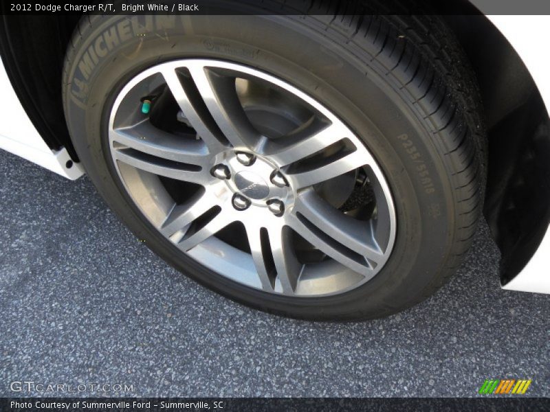 Bright White / Black 2012 Dodge Charger R/T