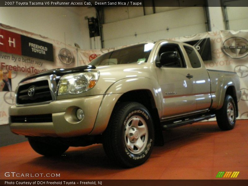 Desert Sand Mica / Taupe 2007 Toyota Tacoma V6 PreRunner Access Cab