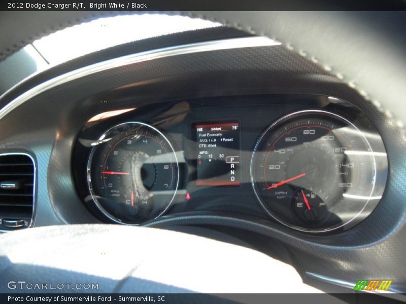 Bright White / Black 2012 Dodge Charger R/T
