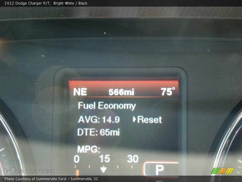 Bright White / Black 2012 Dodge Charger R/T