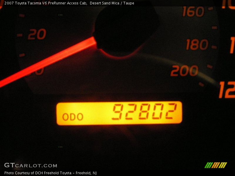 Desert Sand Mica / Taupe 2007 Toyota Tacoma V6 PreRunner Access Cab