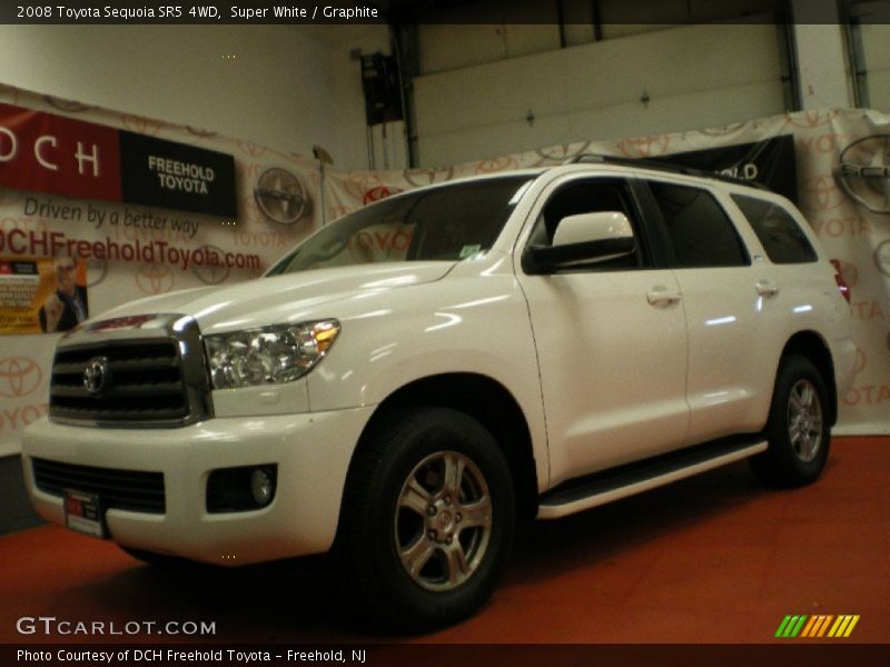 Super White / Graphite 2008 Toyota Sequoia SR5 4WD