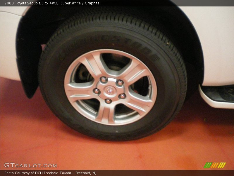 Super White / Graphite 2008 Toyota Sequoia SR5 4WD