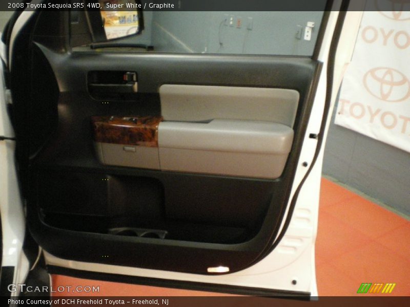 Super White / Graphite 2008 Toyota Sequoia SR5 4WD