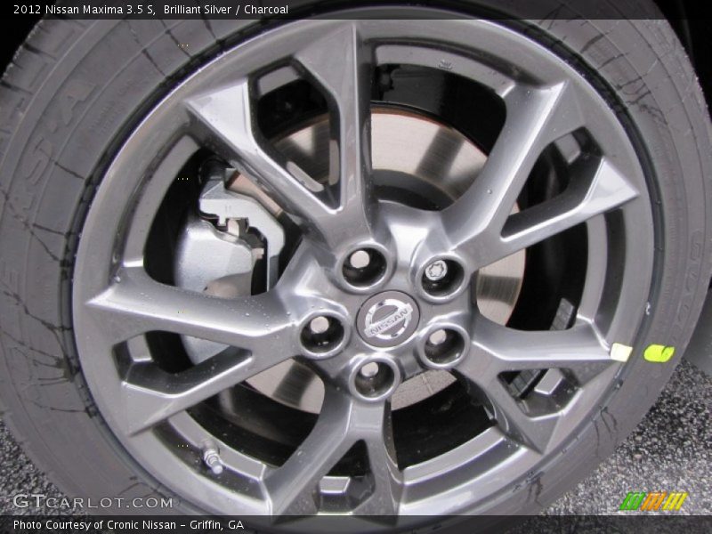 Brilliant Silver / Charcoal 2012 Nissan Maxima 3.5 S