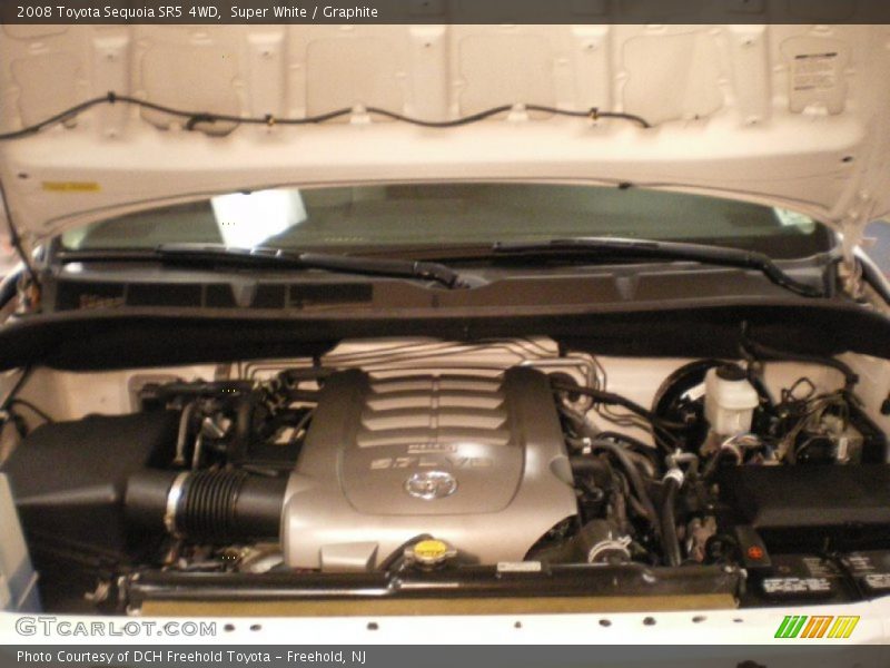 Super White / Graphite 2008 Toyota Sequoia SR5 4WD