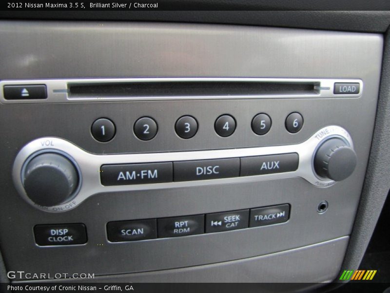 Brilliant Silver / Charcoal 2012 Nissan Maxima 3.5 S