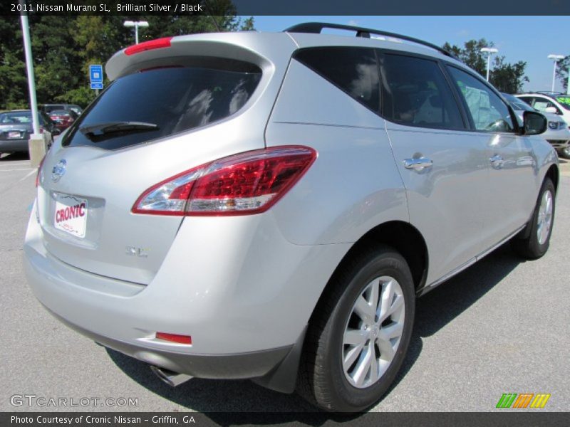 Brilliant Silver / Black 2011 Nissan Murano SL
