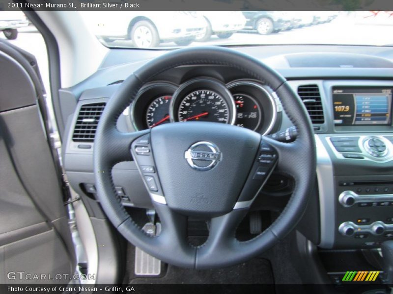 Brilliant Silver / Black 2011 Nissan Murano SL