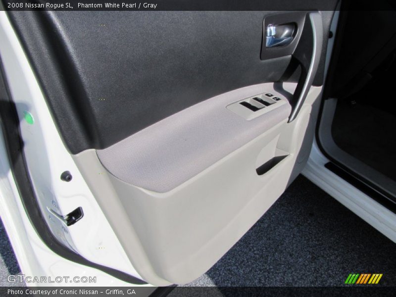 Phantom White Pearl / Gray 2008 Nissan Rogue SL
