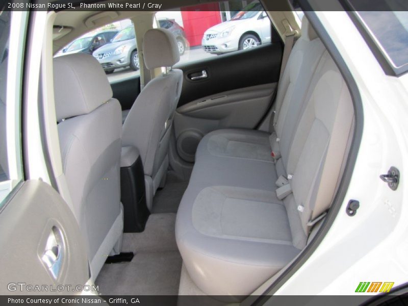 Phantom White Pearl / Gray 2008 Nissan Rogue SL
