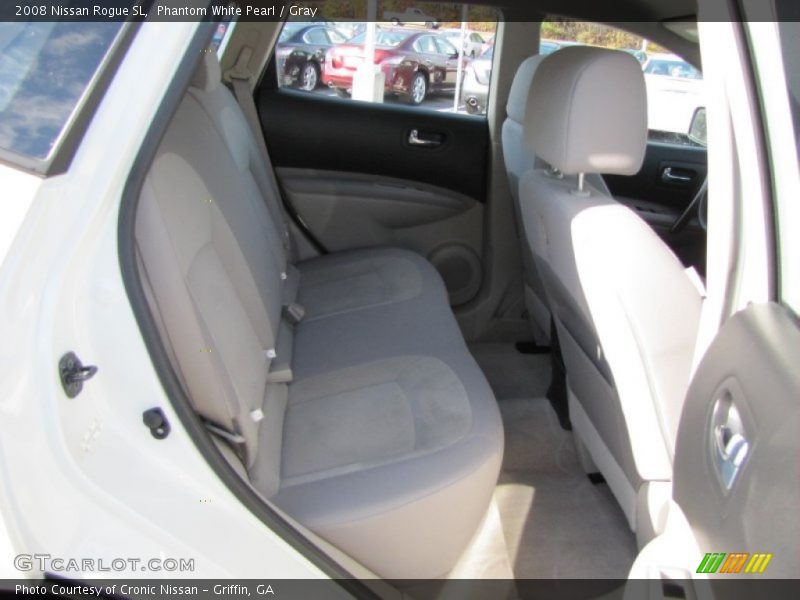 Phantom White Pearl / Gray 2008 Nissan Rogue SL
