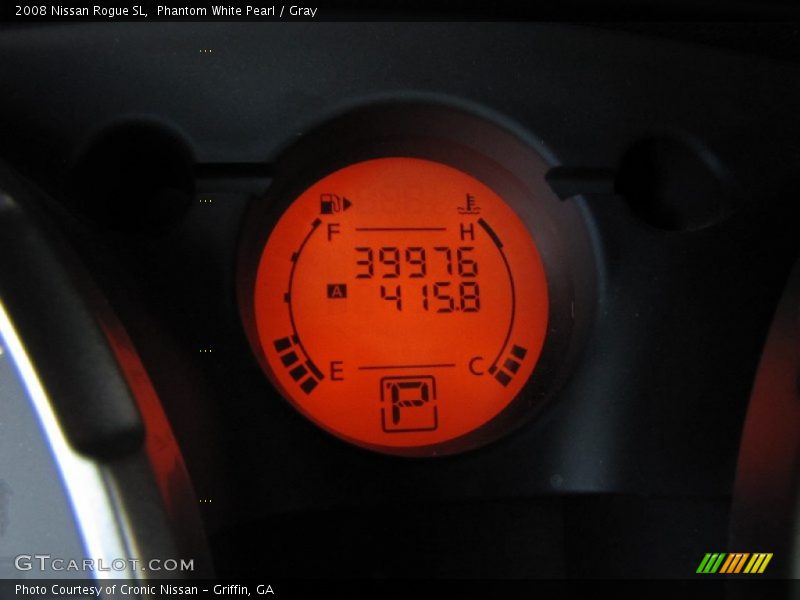 Phantom White Pearl / Gray 2008 Nissan Rogue SL