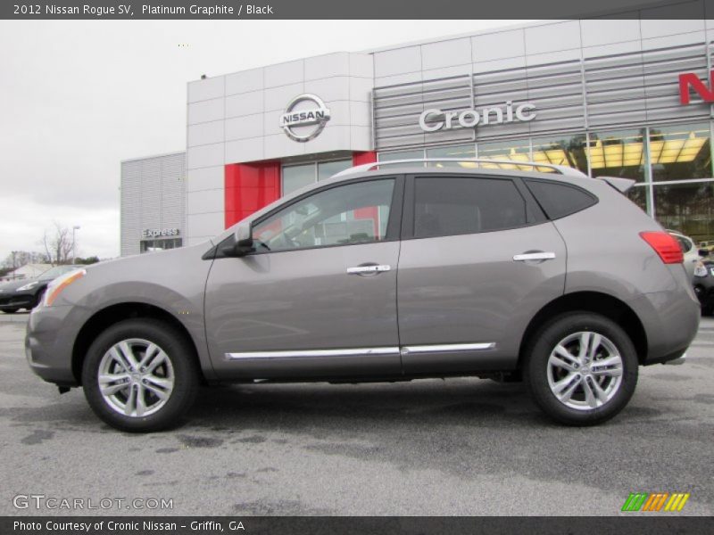 Platinum Graphite / Black 2012 Nissan Rogue SV