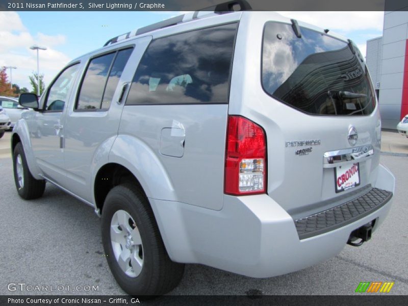 Silver Lightning / Graphite 2011 Nissan Pathfinder S