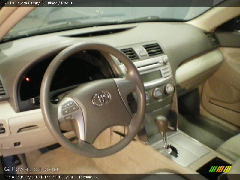 Black / Bisque 2010 Toyota Camry LE