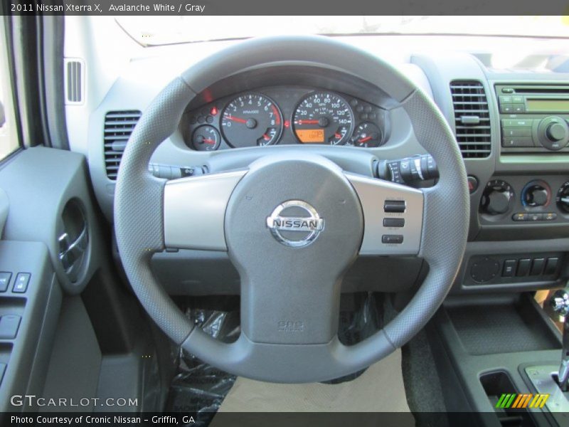 Avalanche White / Gray 2011 Nissan Xterra X
