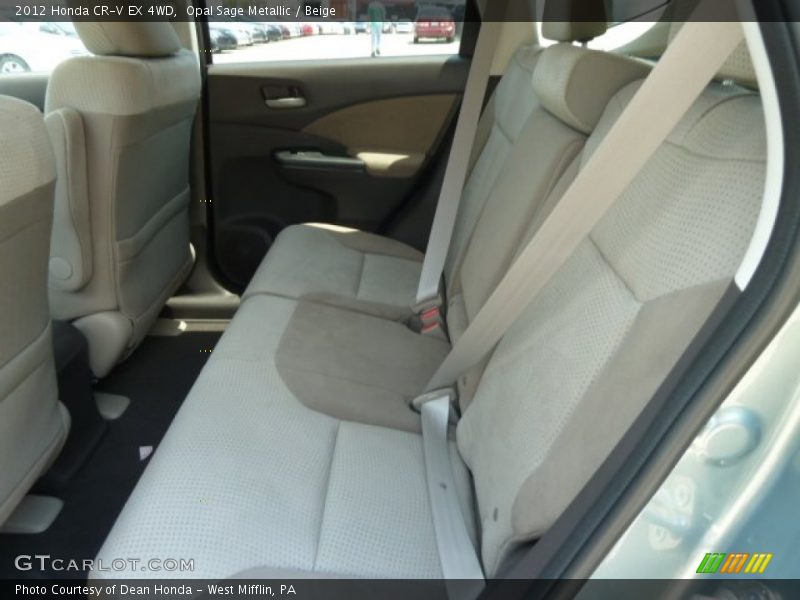 Opal Sage Metallic / Beige 2012 Honda CR-V EX 4WD