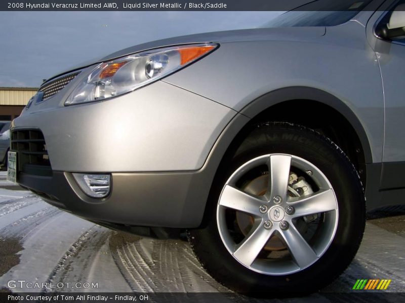 Liquid Silver Metallic / Black/Saddle 2008 Hyundai Veracruz Limited AWD