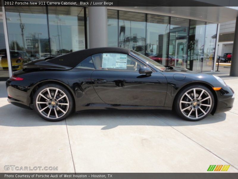  2012 New 911 Carrera Cabriolet Black