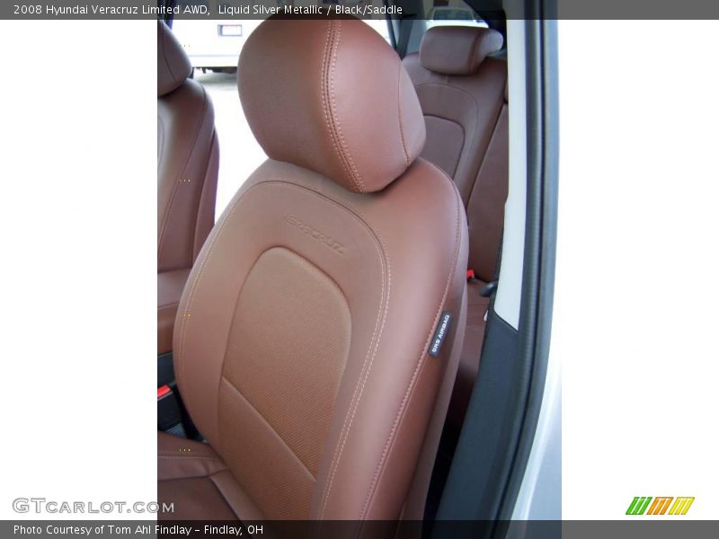Liquid Silver Metallic / Black/Saddle 2008 Hyundai Veracruz Limited AWD
