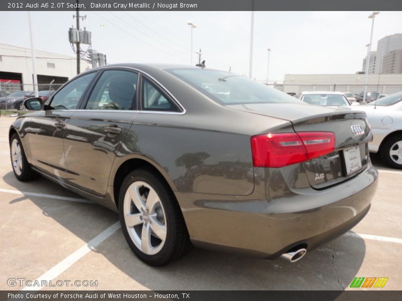 Dakota Gray Metallic / Nougat Brown 2012 Audi A6 2.0T Sedan
