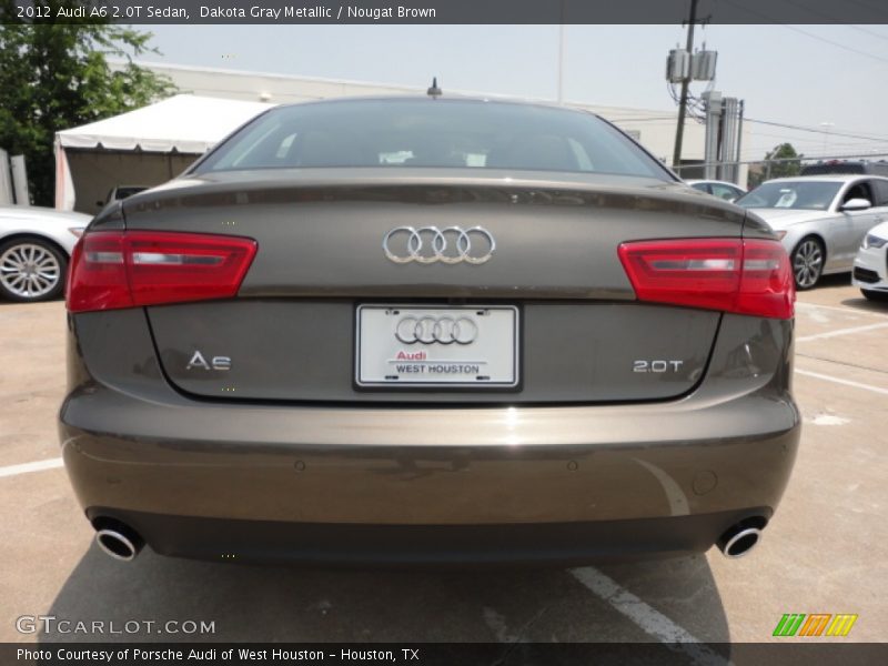 Dakota Gray Metallic / Nougat Brown 2012 Audi A6 2.0T Sedan
