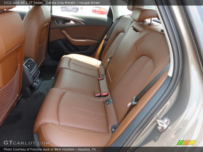 Dakota Gray Metallic / Nougat Brown 2012 Audi A6 2.0T Sedan