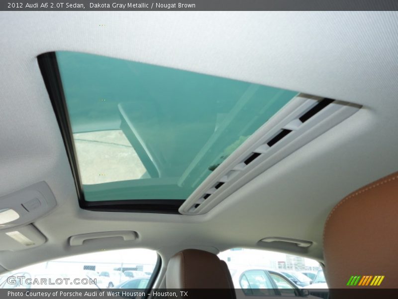 Dakota Gray Metallic / Nougat Brown 2012 Audi A6 2.0T Sedan