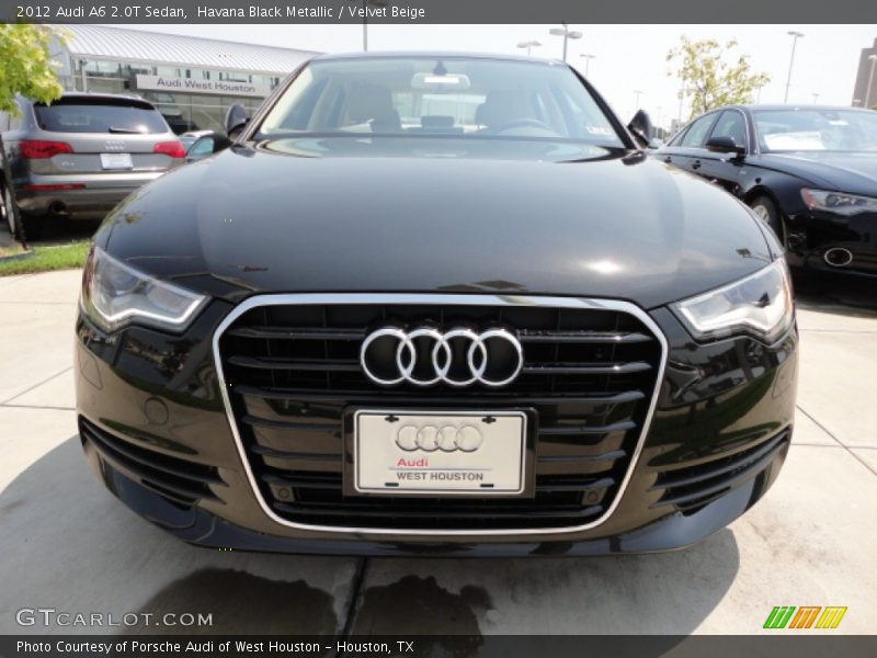 Havana Black Metallic / Velvet Beige 2012 Audi A6 2.0T Sedan