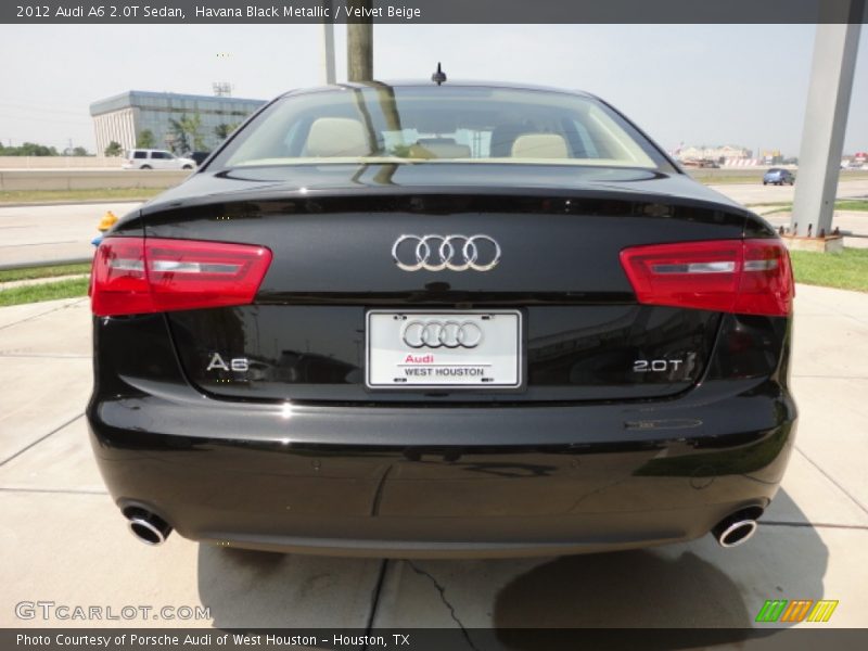Havana Black Metallic / Velvet Beige 2012 Audi A6 2.0T Sedan