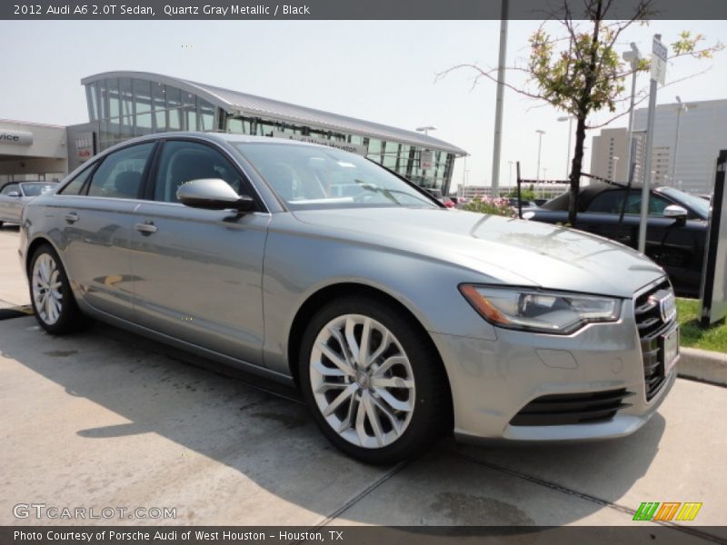 Quartz Gray Metallic / Black 2012 Audi A6 2.0T Sedan