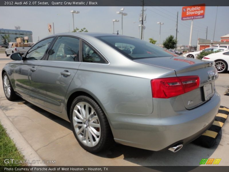 Quartz Gray Metallic / Black 2012 Audi A6 2.0T Sedan