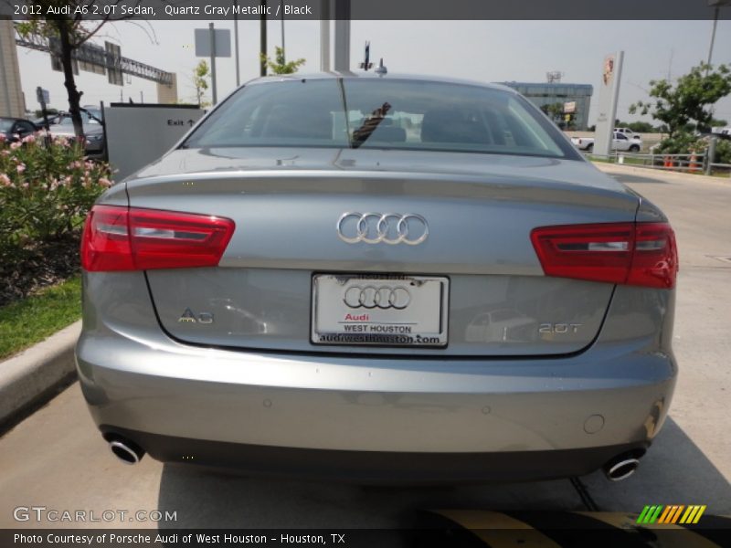 Quartz Gray Metallic / Black 2012 Audi A6 2.0T Sedan