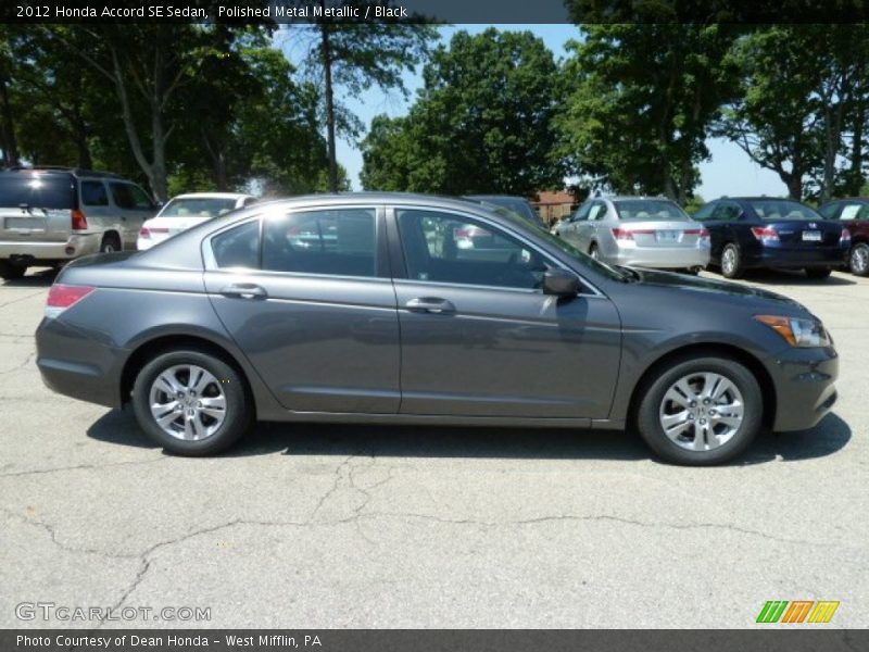 Polished Metal Metallic / Black 2012 Honda Accord SE Sedan