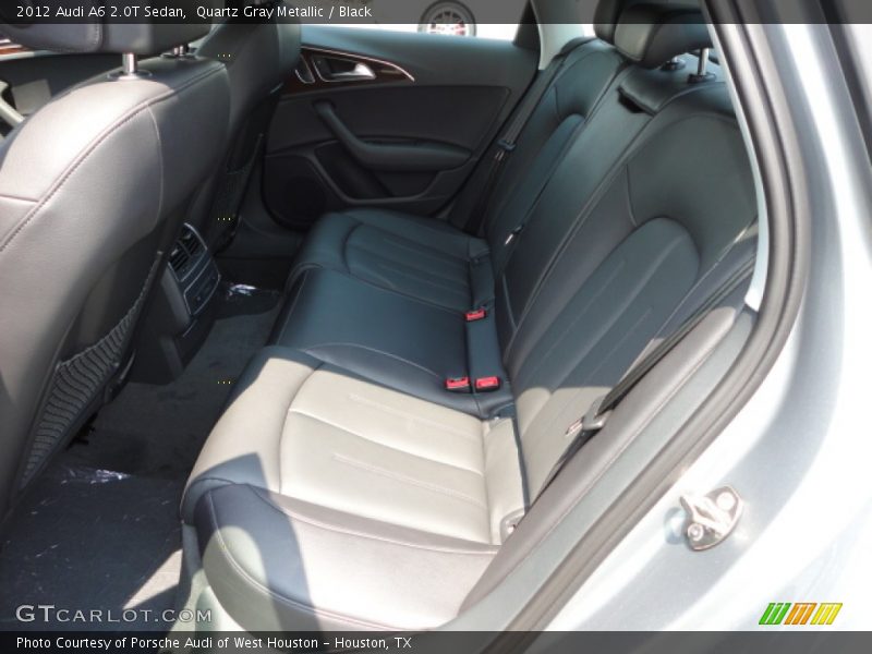 Quartz Gray Metallic / Black 2012 Audi A6 2.0T Sedan