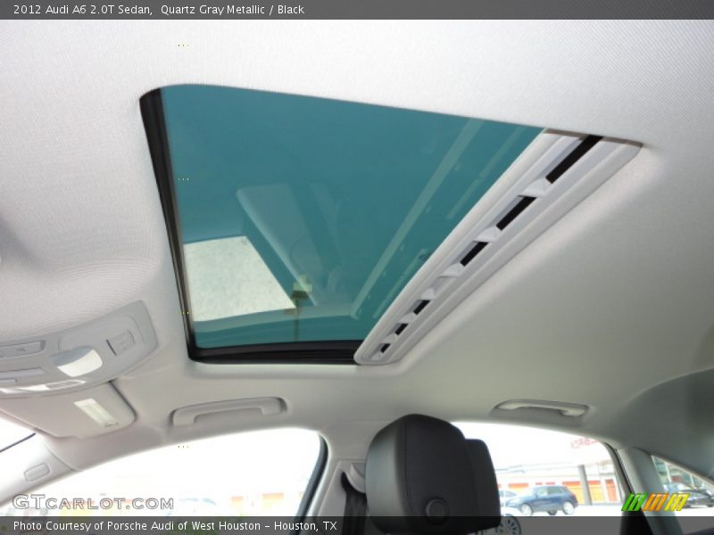 Quartz Gray Metallic / Black 2012 Audi A6 2.0T Sedan